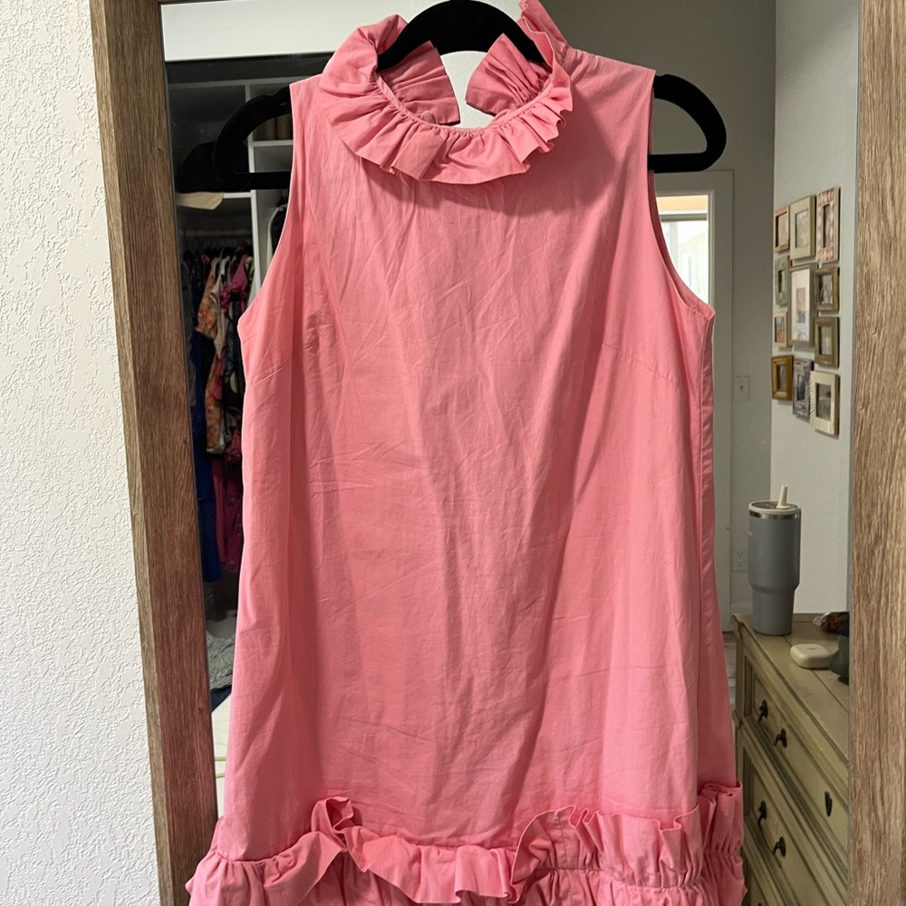 Pink Elizabeth Wilson grandmillennial dress